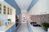 Синие кухни Кухня Эрика в голубом